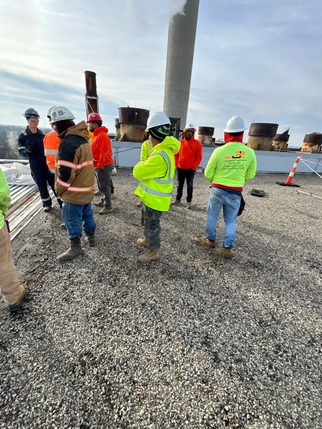 Commercial roof inspection documented in Union City